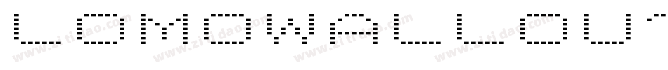LomoWallOutline LT Std 50字体转换